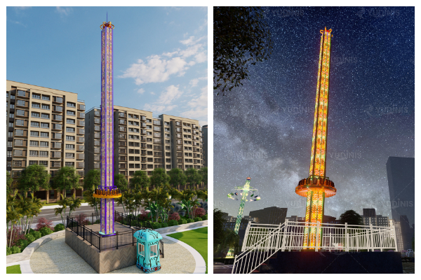 How Does Ride Capacity Affect the Operating Efficiency of a Drop Tower Attraction?