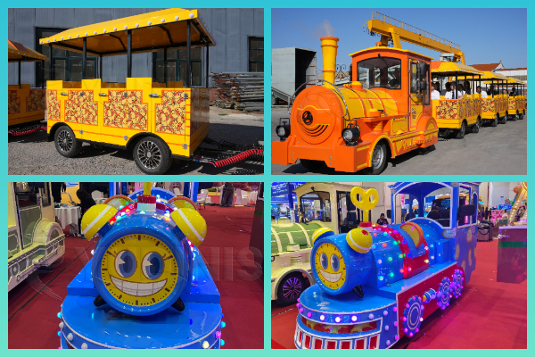 How Can a Trackless Train Ride Become Part of the Park Theme Instead of Just a Transport Vehicle?