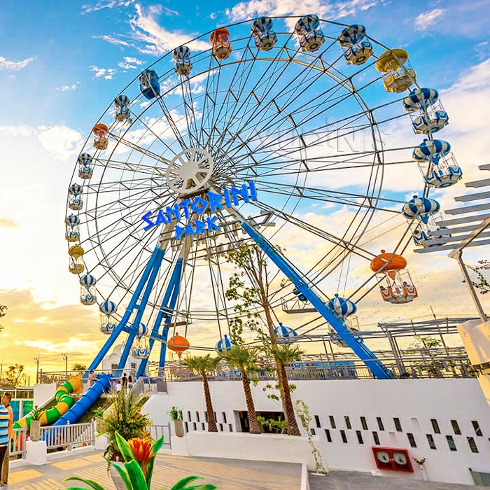 30m ferris wheel installation